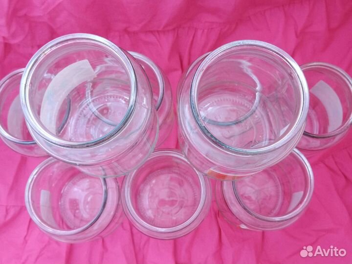 Банка стеклянная литровая Банки 1л под закатку