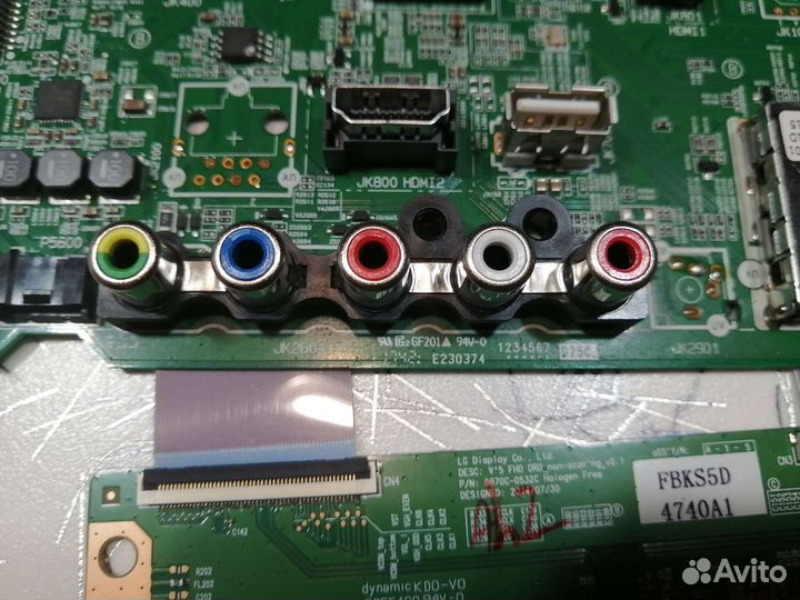 Main плата на тв LG LD76H EAX67041506