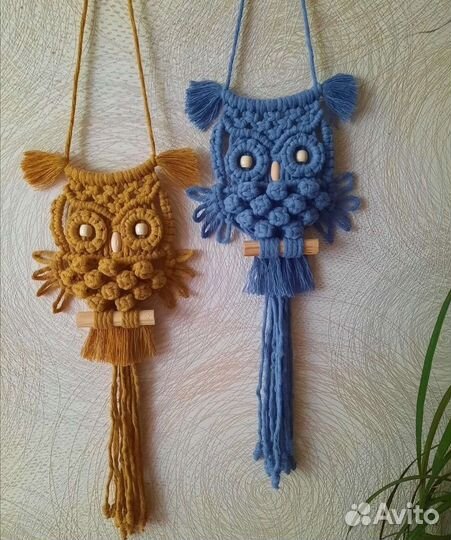 Макраме совята