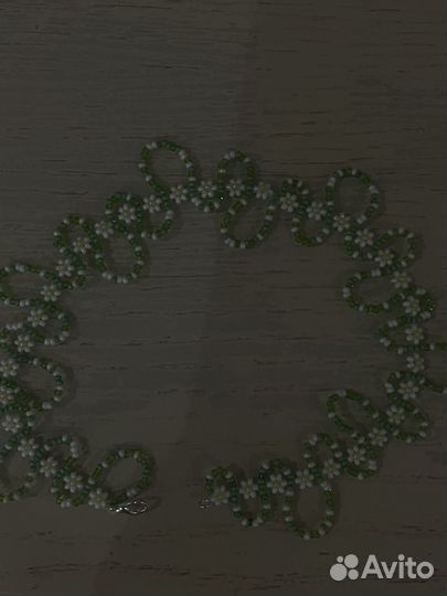 Чокер из бисера