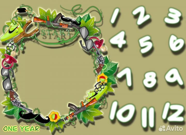 Календарь для фото по месяцам