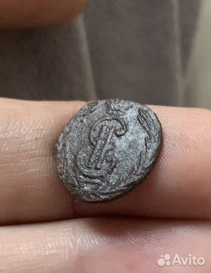 Rrедкая Полушка 1770 Сибирская монета Екатерина II