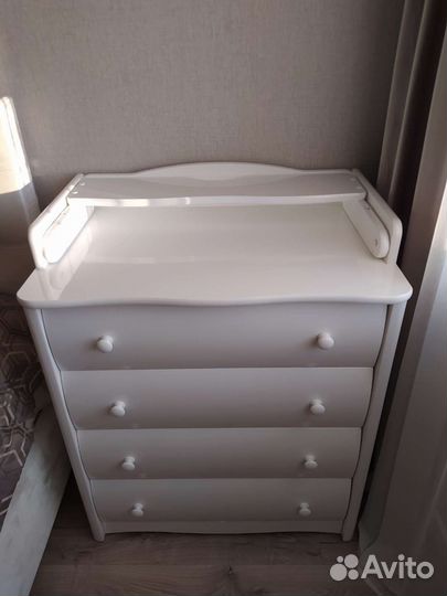 Комод пеленальный Можга Красная звезда с565 белый