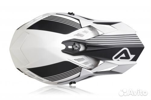 Шлем Acerbis X-track черно белый