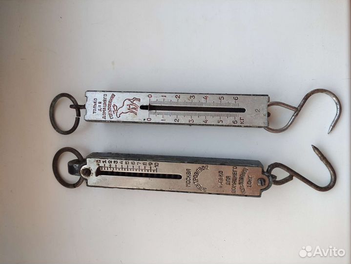 Весы безмен СССР до 6 и 10 кг