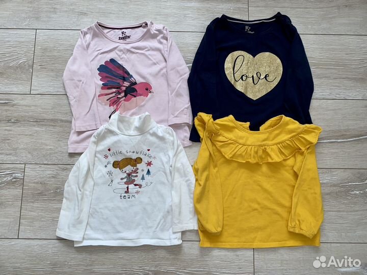 Детская одежда для девочек 86 92 пакетом