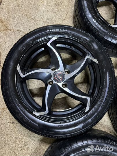 Диски NZ 4x98 + резина pirelli 185/55 r15 б/у