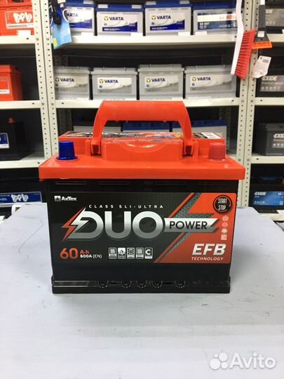 Аккумулятор 60ач EFB Актех Мощный пусковой 600А
