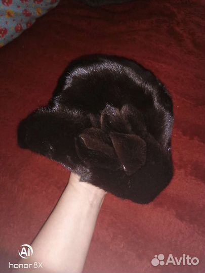 Шапка норковая женская новая