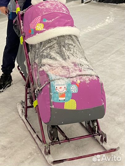 Санки коляска ника 7 6