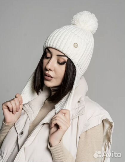 Шапка ушанка женская