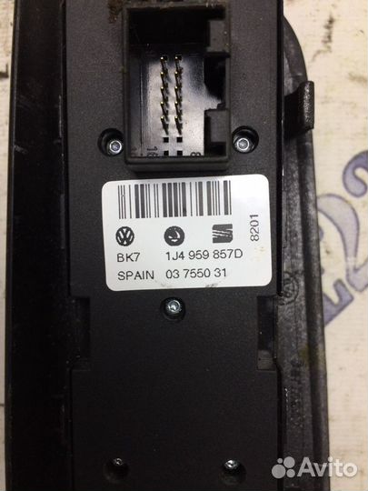 Блок управления стеклоподъемниками volkswagen golf