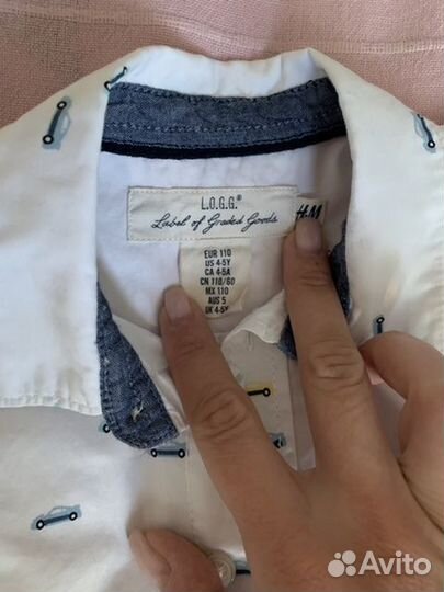 Рубашка детская для мальчиков HM