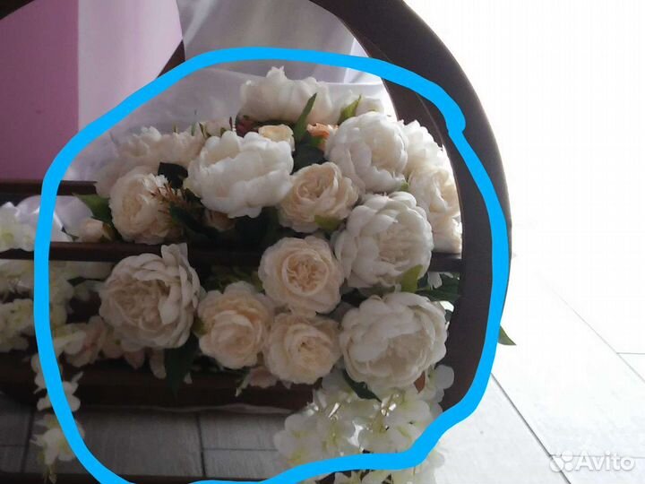 Искусственные цветы для декора свадьбы