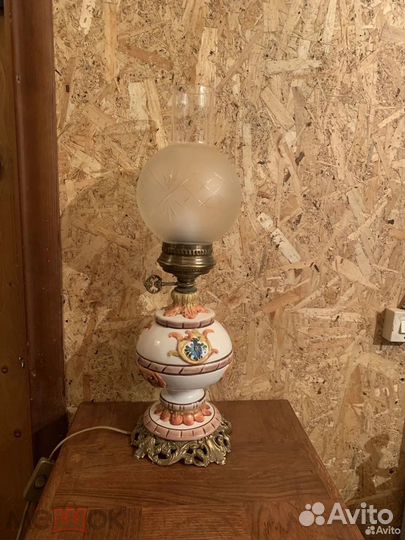 Старинные лампы торшеры люстры