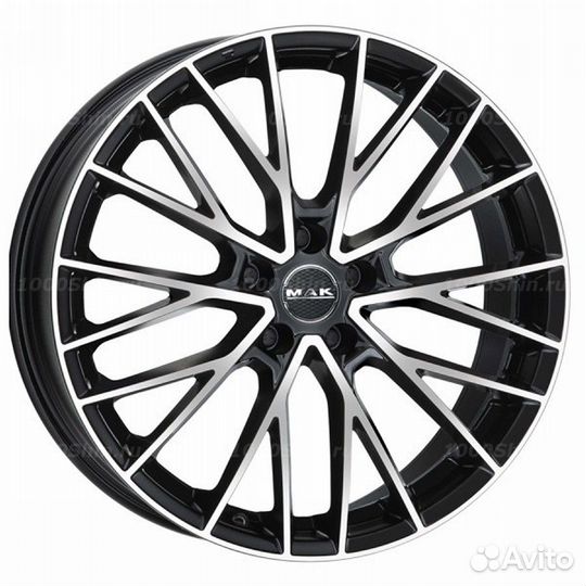 Диск 8,5*19 5*108 ET48 63,4 MAK Speciale Black Mirror