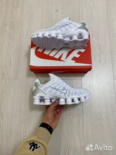 Кроссовки Nike Shox TL White (36-45)