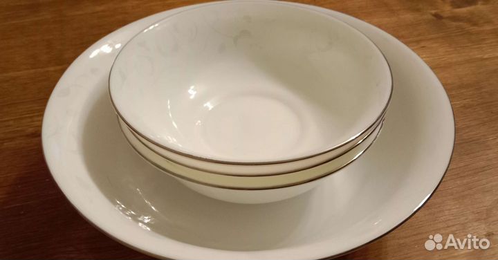 Набор салатников-4шт Новый с этикеткой,d23 и16,5см