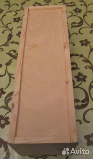 Подарочна коробка для бутылки. Дерево