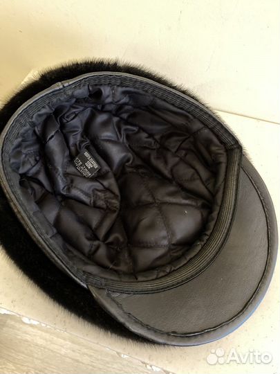 Меховая мужская кепка