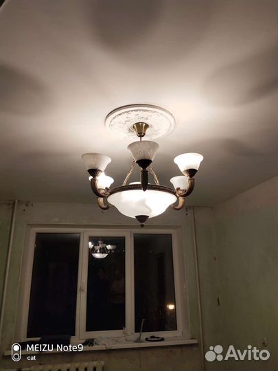 Люстра из бронзы