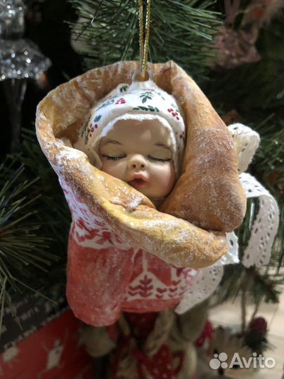 Ватные ёлочные игрушки