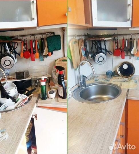 Уборка квартир, клининг,помывка окон,глажка