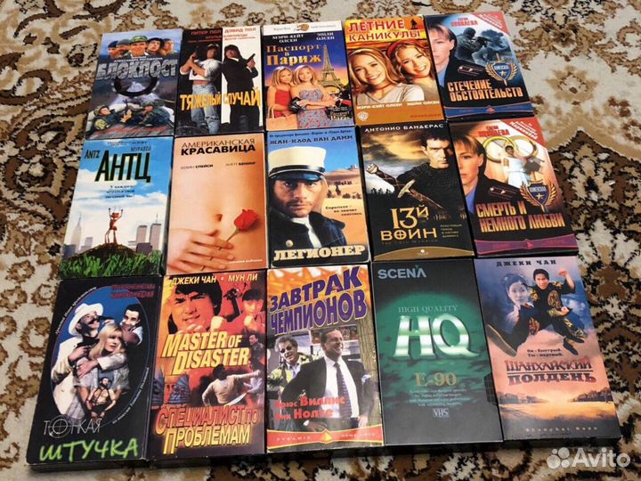 Видеокассеты vhs pal