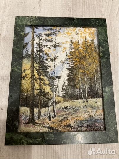 Картина из камня