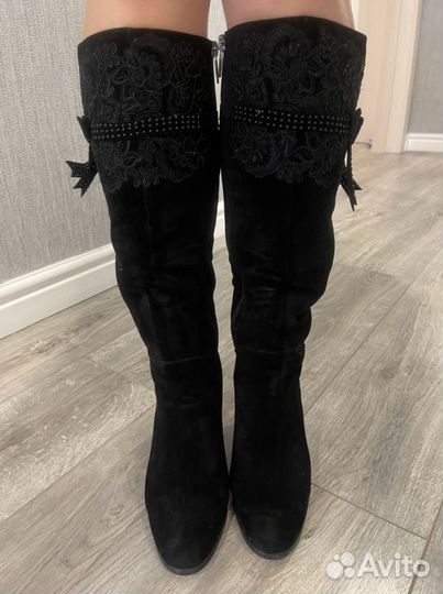 Сапоги зимние женские 38 39