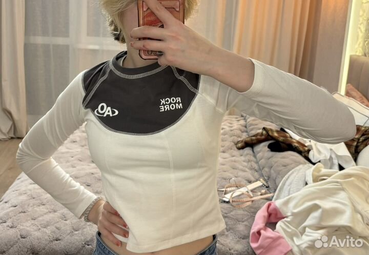 Топ-лонгслив Корейский