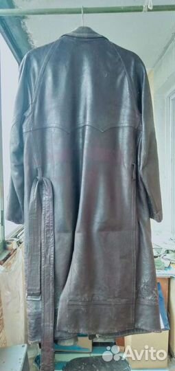 Плащ летчика 1930х г. кожаный