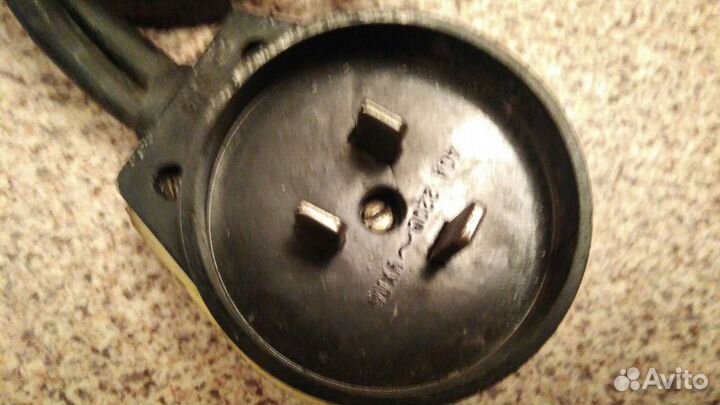 Вилка, розетка и сетевой шнур для электроплиты