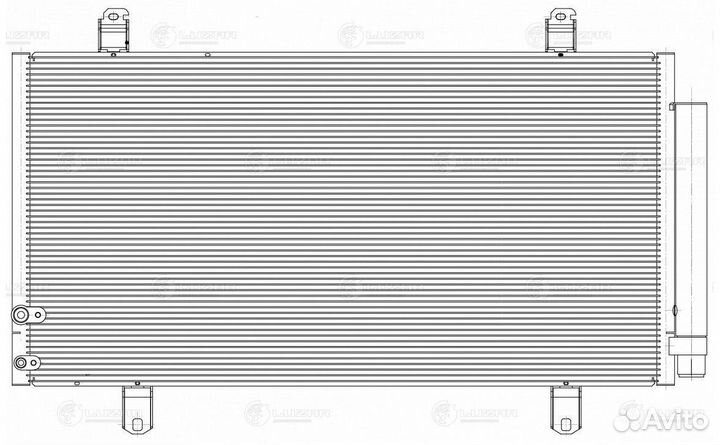 Радиатор кондиционера toyota camry ACV50 11