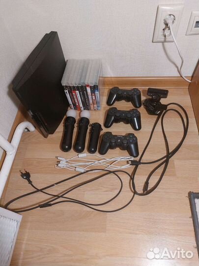 Sony PlayStation 3 slim 320GB большой комплект