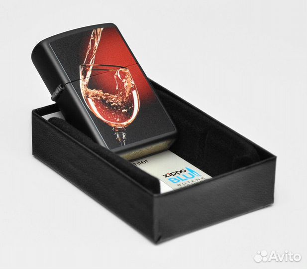 Зажигалка Zippo 28179 Glass Of Wine Оригинал