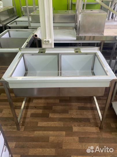 Ванна моечная двойная