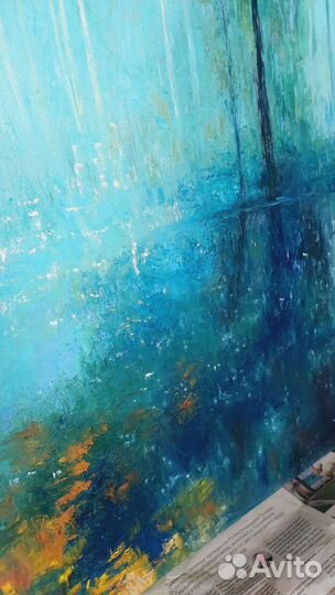 Картина маслом импрессионизм, абстракция
