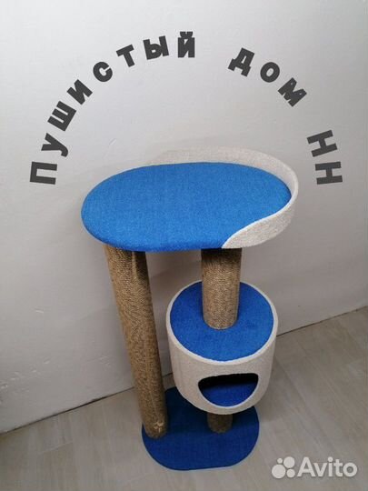 Домик с когтеточкой для кошек