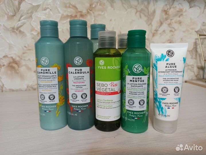 Тоник, лосьон, гель для душа ив роше Yves Rocher