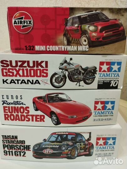 Сборные модели Tamiya 1:12 1:24