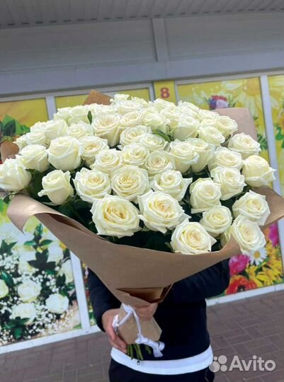 51 роза с доставкой, букет роз с доставкой