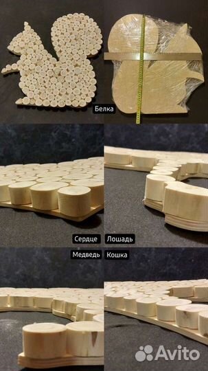 Панно из можжевельника