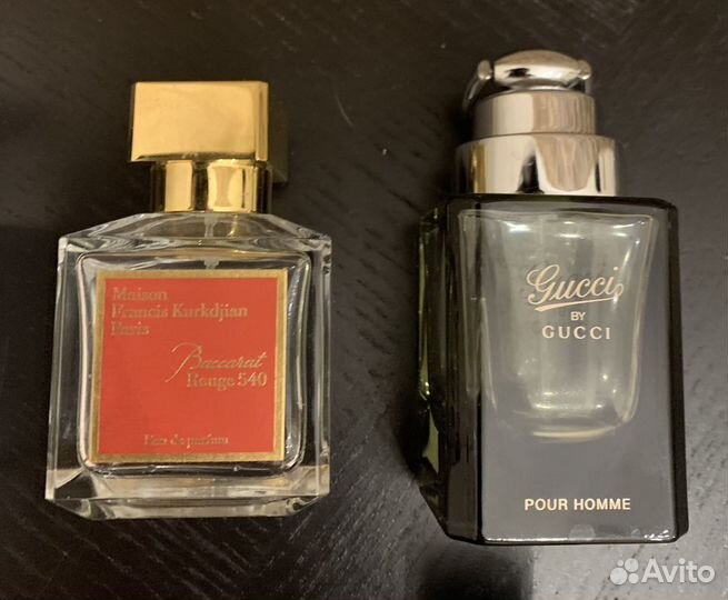 Флаконы от оригинального парфюма