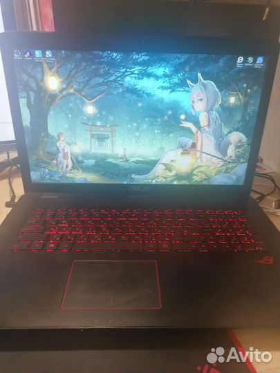 Игровой ноутбук Asus rog gl752wf