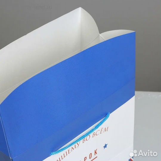 Пакет - коробка для мужчины