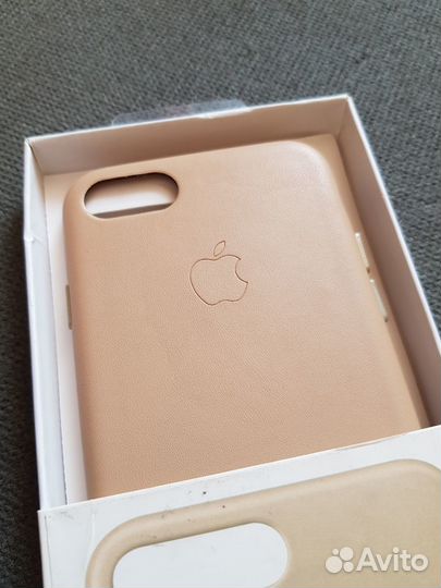 Чехол-Накладка Leather Case для iPhone 7, 8 (gold)