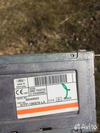 Магнитола Форд Трафик 3000