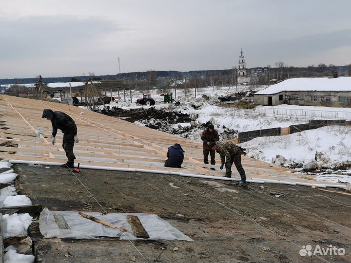 Кровля на ферму. Кровля на коровник