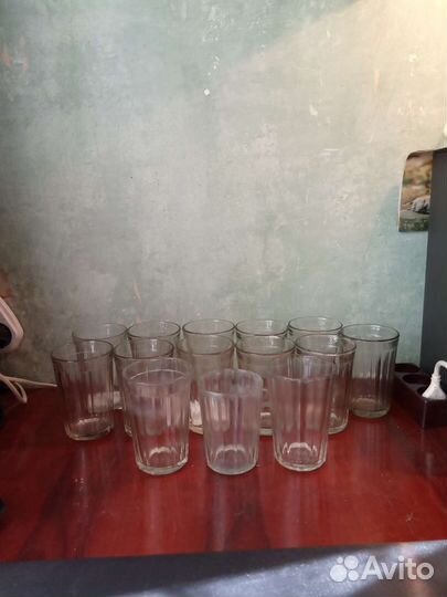 Стаканы граненые СССР, стопки граненые СССР